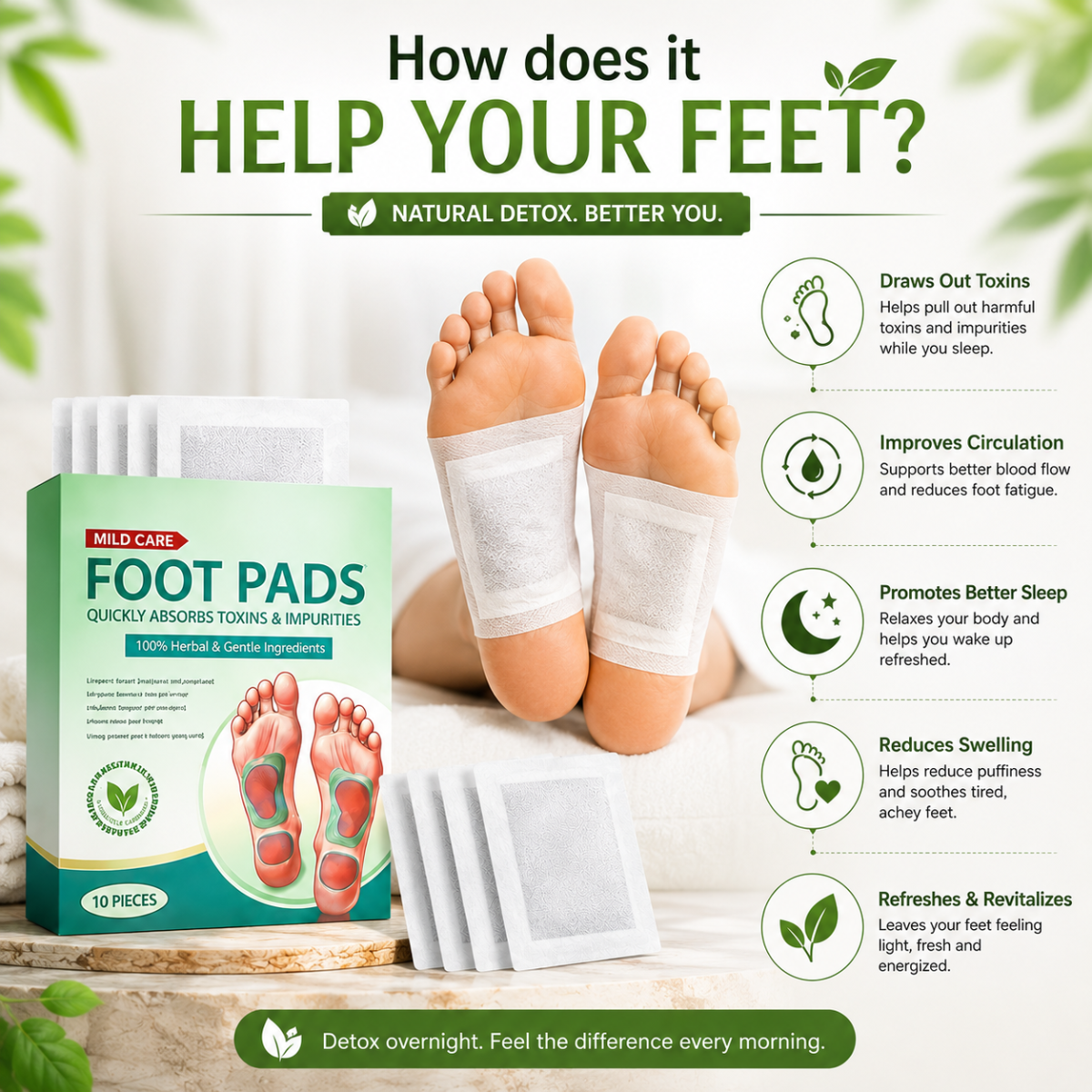 Herbal Foot Wellness Pads