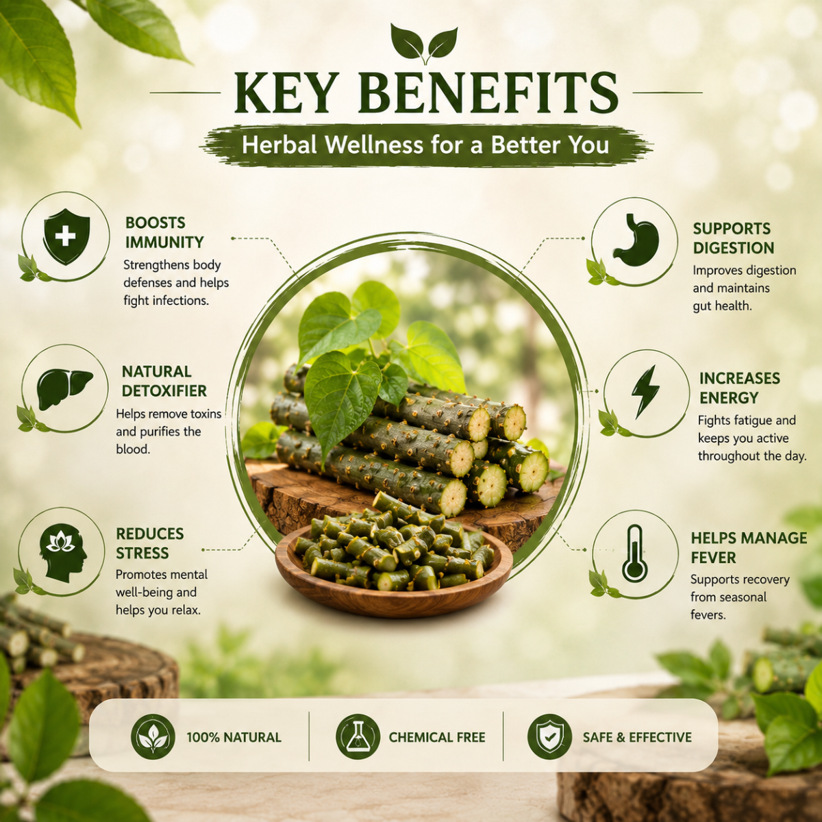 Herbal Giloy Comfort Patches