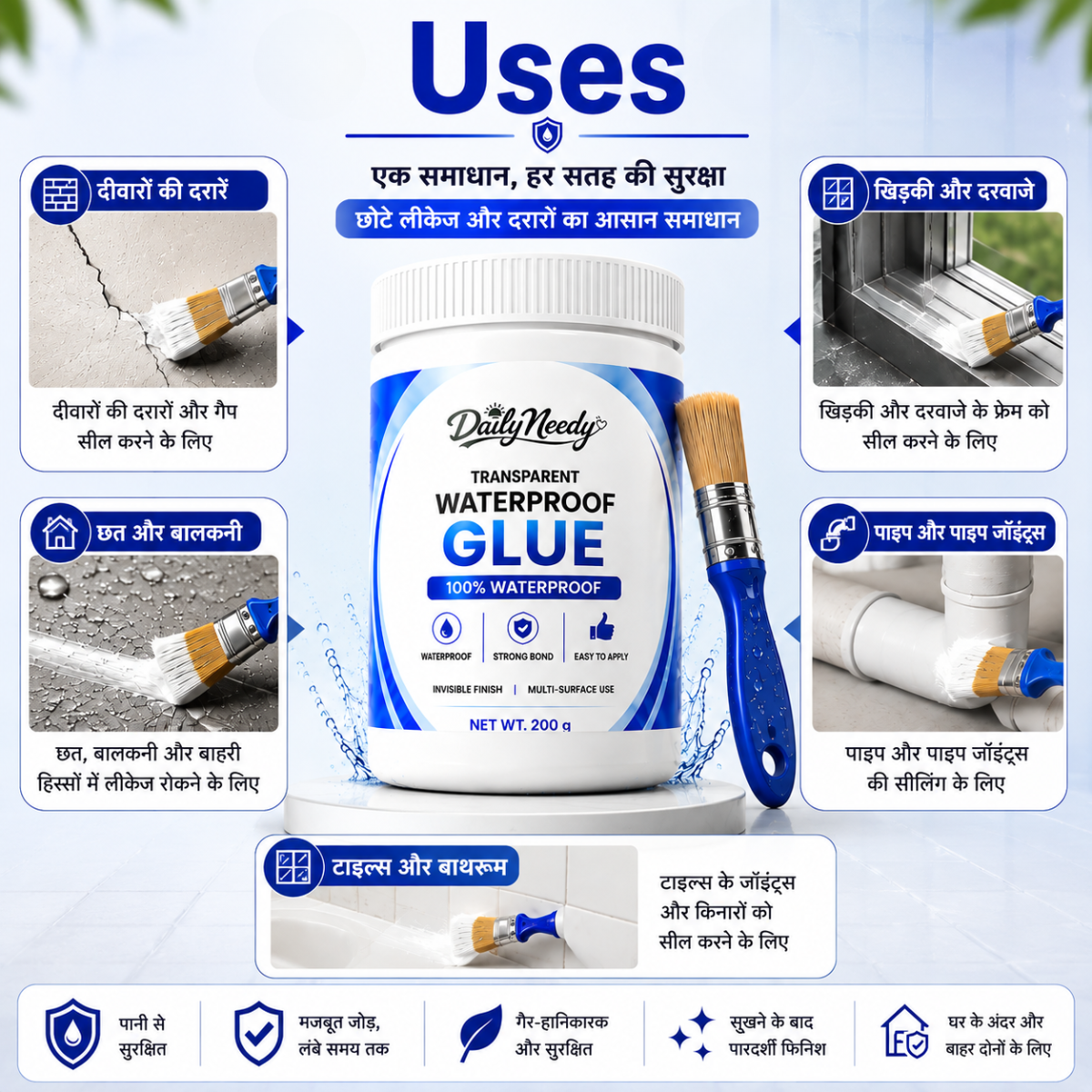 Transparent Waterproof Glue